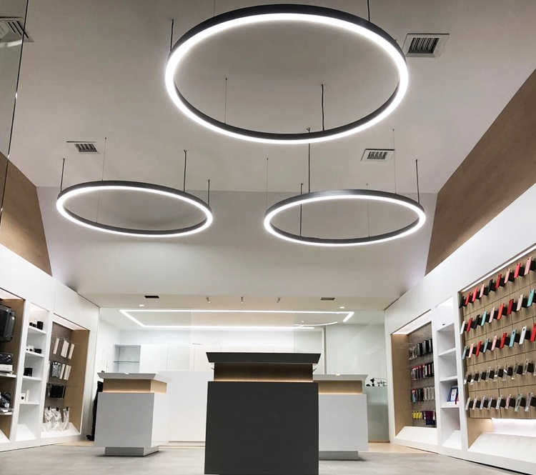 Led Suspended Profile In Various Shapes